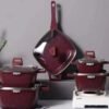 Enamel Cookware Set with Lid