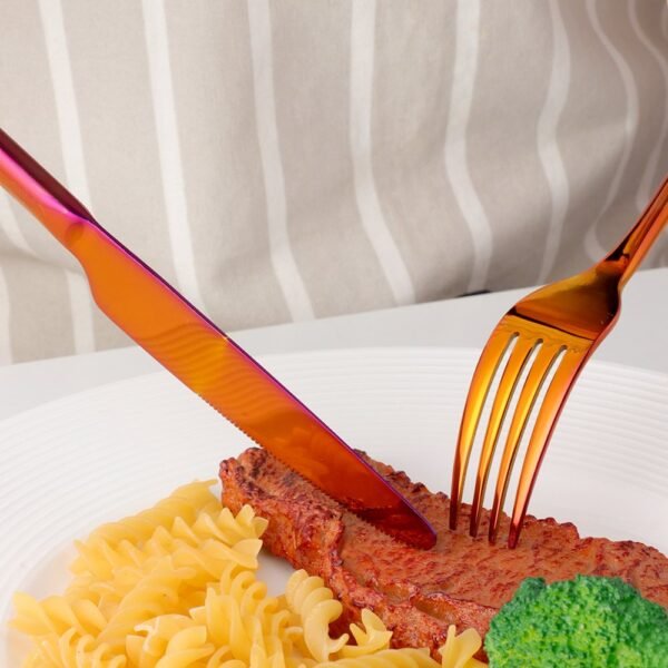 Korean Long-Handle Stainless Cutlery