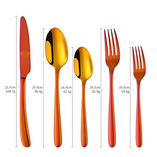 Korean Long-Handle Stainless Cutlery