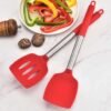 Silicone Utensils Stainless Steel Handles