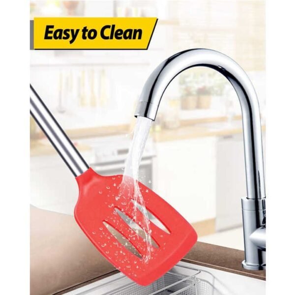 Silicone Utensils Stainless Steel Handles